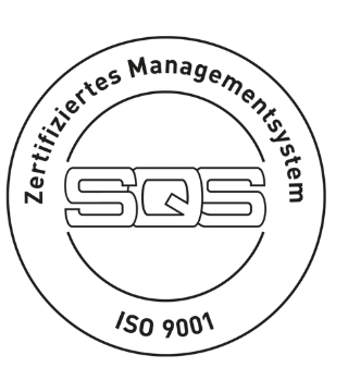 SQS ISO 9001 zertifiziert